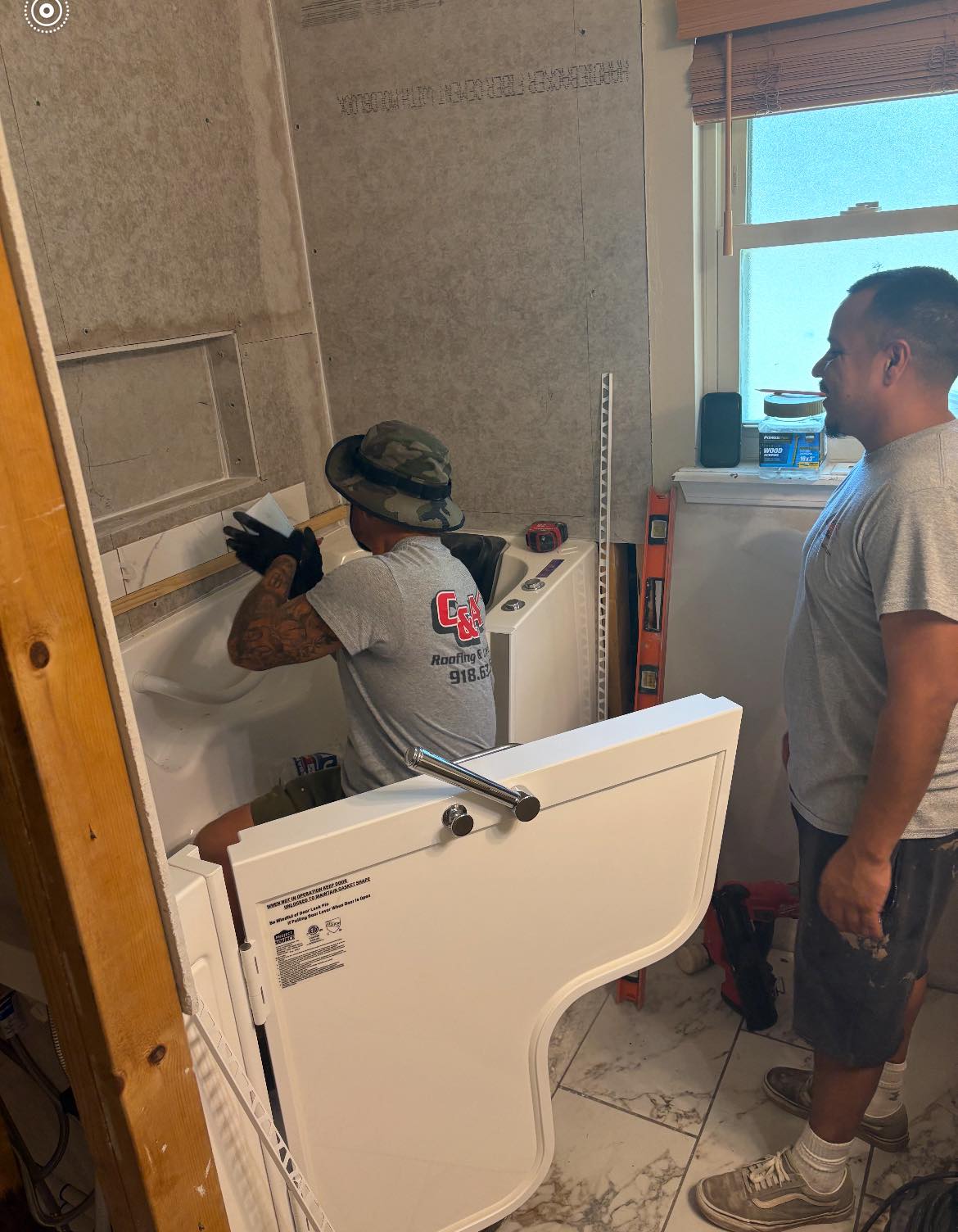 Bathroom remodel in Ada